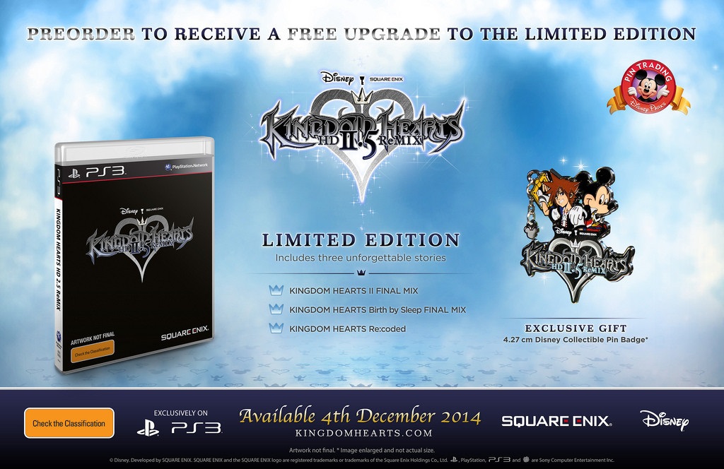 The Kingdom Hearts HD 2.5 ReMIX Limited Edition Is Kinda Lame